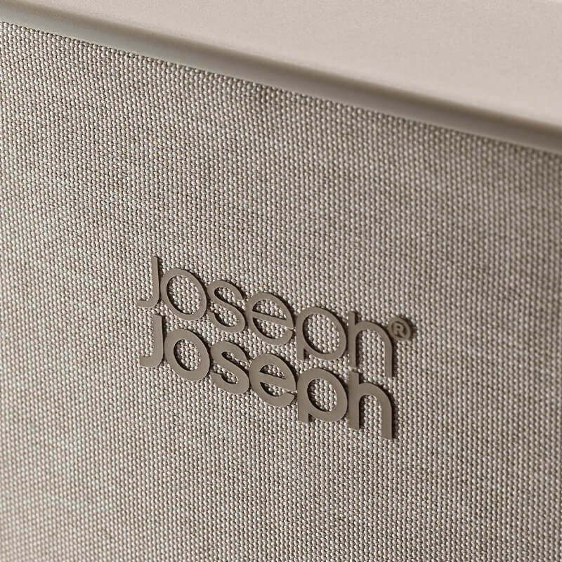 ตะกร้าผ้า 2 ช่อง สำหรับแยกประเภทผ้าหรือสีผ้า Joseph Joseph รุ่น Tota สี Ecru ความจุ 60L N50019