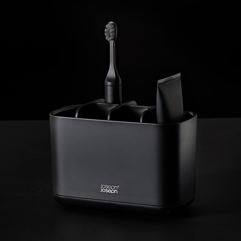 ที่ใส่แปรงสีฟันและยาสีฟัน Joseph Joseph รุ่น EasyStore สี Matt Black N70599
