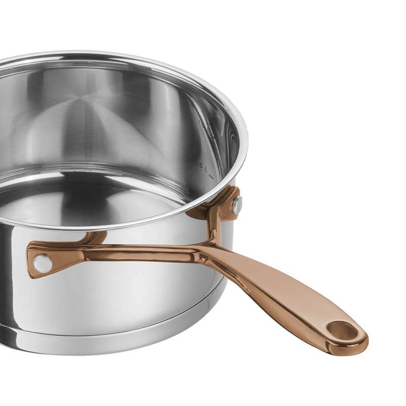 ชุดหม้อสแตนเลส ZWILLING รุ่น Bellasera กระจายความร้อนดี  5 ชิ้น สีเงิน N71170005