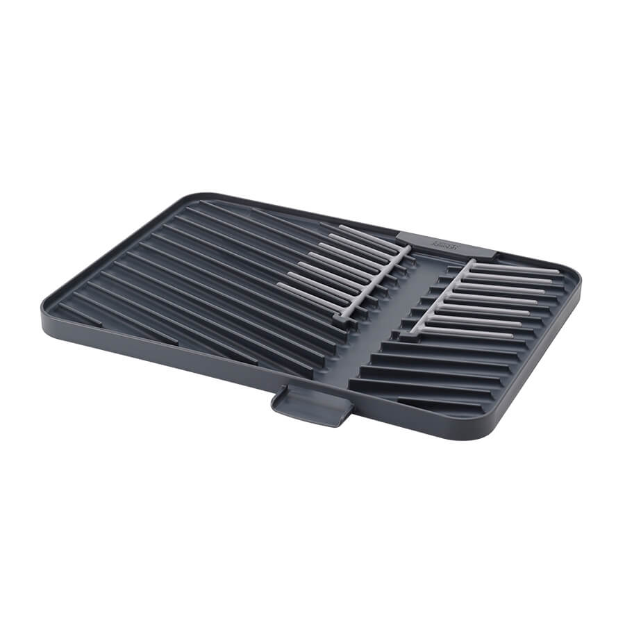 ถาดตากภาชนะพร้อมที่กั้น Joseph Joseph รุ่น Flip-Up สามารถระบายน้ำได้ในตัว สีเทา N85139