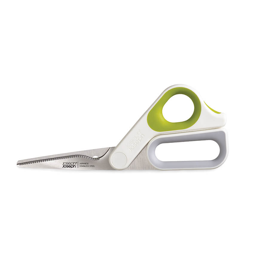 กรรไกรสำหรับตัดอาหาร Joseph Joseph รุ่น PowerGrip ใบมีดสแตนเลสญี่ปุ่น N10302 White/Green
