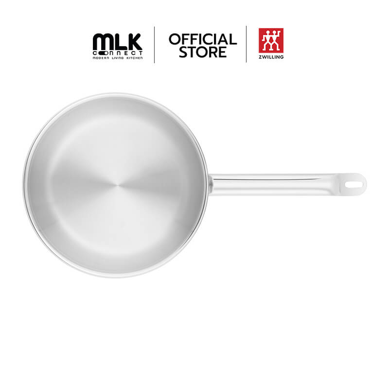 กระทะสแตนเลส ZWILLING  รุ่น Zwilling Pro กระจายความร้อนดี  สีเงิน 24 ซม. N65128240