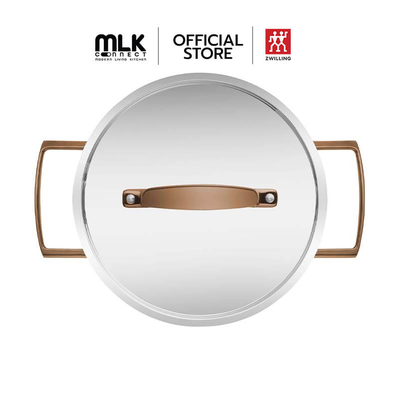 ชุดหม้อสแตนเลส ZWILLING รุ่น Bellasera กระจายความร้อนดี  5 ชิ้น สีเงิน N71170005