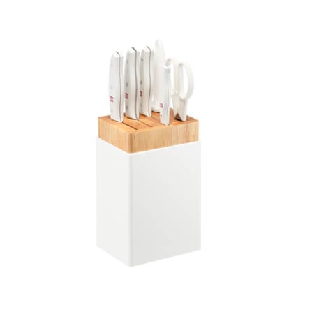 ชุดมีดพร้อมบล็อก ZWILLING รุ่น Twin Pollux  สีขาว N1025159_0