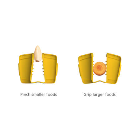ที่ขูดอาหารพร้อมกล่องรองอาหาร Joseph Joseph รุ่น Multi-Grip สีเหลือง N20225_4