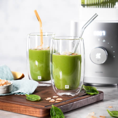 แก้วดับเบิ้ลวอลล์ ZWILLING Latte Macchiato เซท 2 ชิ้น   รุ่น Sorrento เก็บรักษาความร้อนและเย็น  350 มล. สีใส N39500078_2