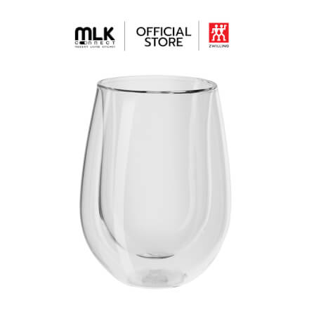 แก้วดับเบิ้ลวอลล์สำหรับไวน์ขาว ZWILLING เซท 2 ชิ้น  รุ่น Sorrento เก็บรักษาความร้อนและเย็น 296 มล. สีใส  N39500216_1