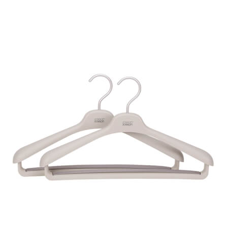 ชุดไม้แขวนเสื้อสำหรับสูทและเสื้อโค้ท 2 ชิ้น Joseph Joseph รุ่น Orderly สี Ecru N55017_0