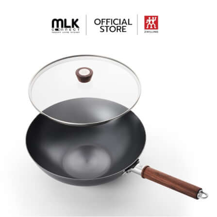 กระทะเหล็กทรงวอครุ่น ZWILLING Dragon  กระจายความร้อนดีเยี่ยม 30 ซม. สีดำ N1010712_1