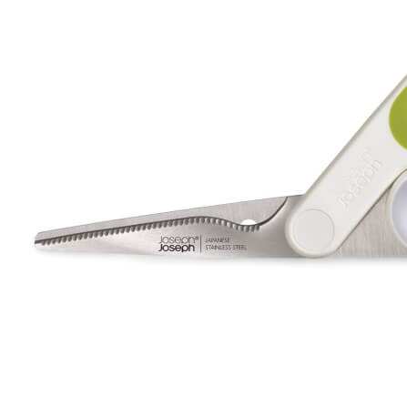 กรรไกรสำหรับตัดอาหาร Joseph Joseph รุ่น PowerGrip ใบมีดสแตนเลสญี่ปุ่น N10302 White/Green_3