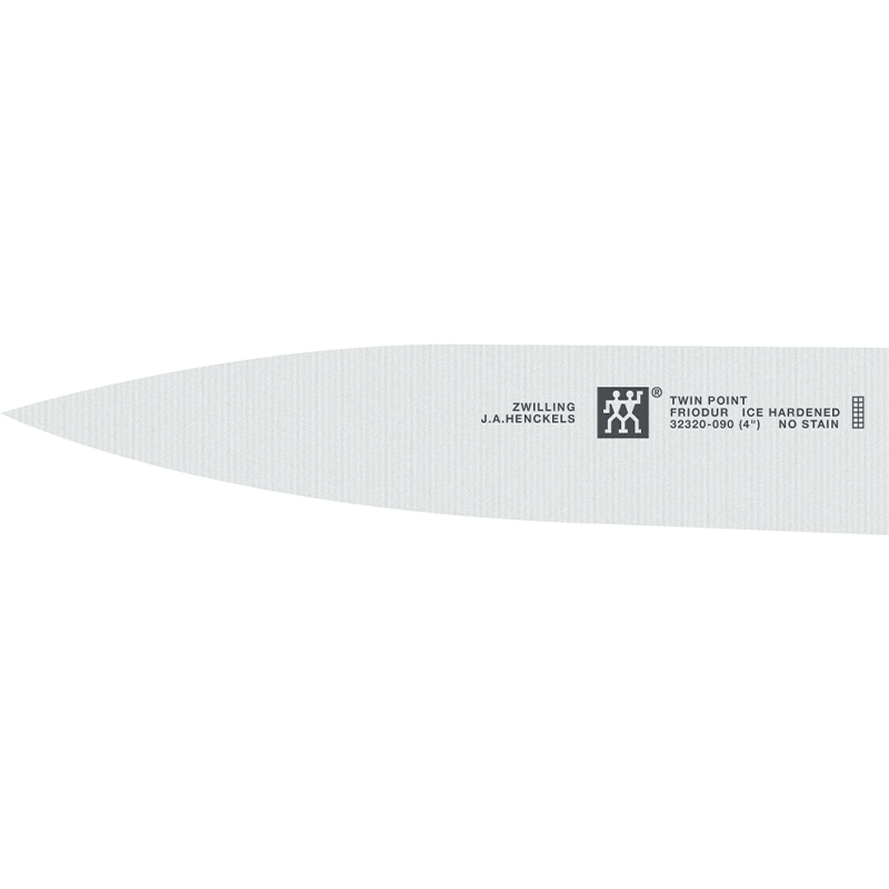 มีดเล็กแพริ่งสแตนเลสสตีล ZWILLING รุ่น Twin Point  90 มม. มีความคมและทนทาน สีเงิน ด้ามสีดำ   N32320091_1
