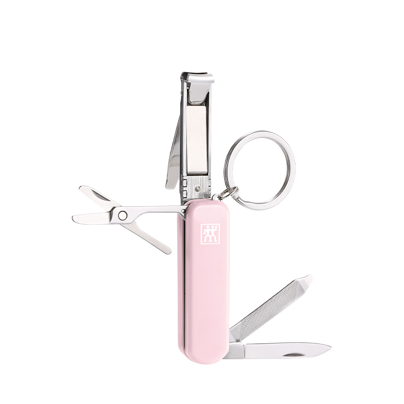 มีดพับเอนกประสงค์สเตนเลสสตีล ZWILLING สีชมพูพีช 60 มม. N42450118_0
