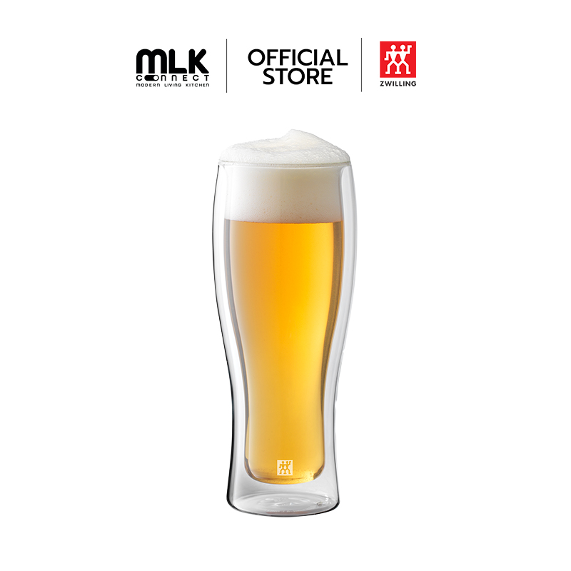 แก้วเบียร์ดับเบิ้ลวอลล์ ZWILLING เซท 2 ชิ้น รุ่น Sorrento เก็บรักษาความร้อนและเย็น 414 มล. สีใสN39500214_1