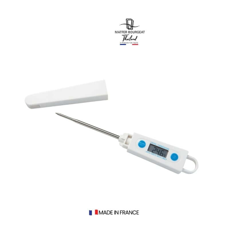 เทอร์โมมิเตอร์ดิจิทัล MATFER BOURGEAT IP54 ขนาดพกพา สแตนเลส -40°C ถึง +200°C