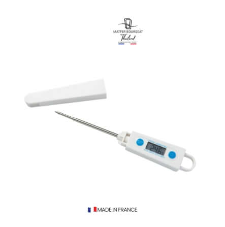 เทอร์โมมิเตอร์ดิจิทัล MATFER BOURGEAT IP54 ขนาดพกพา สแตนเลส -40°C ถึง +200°C_0