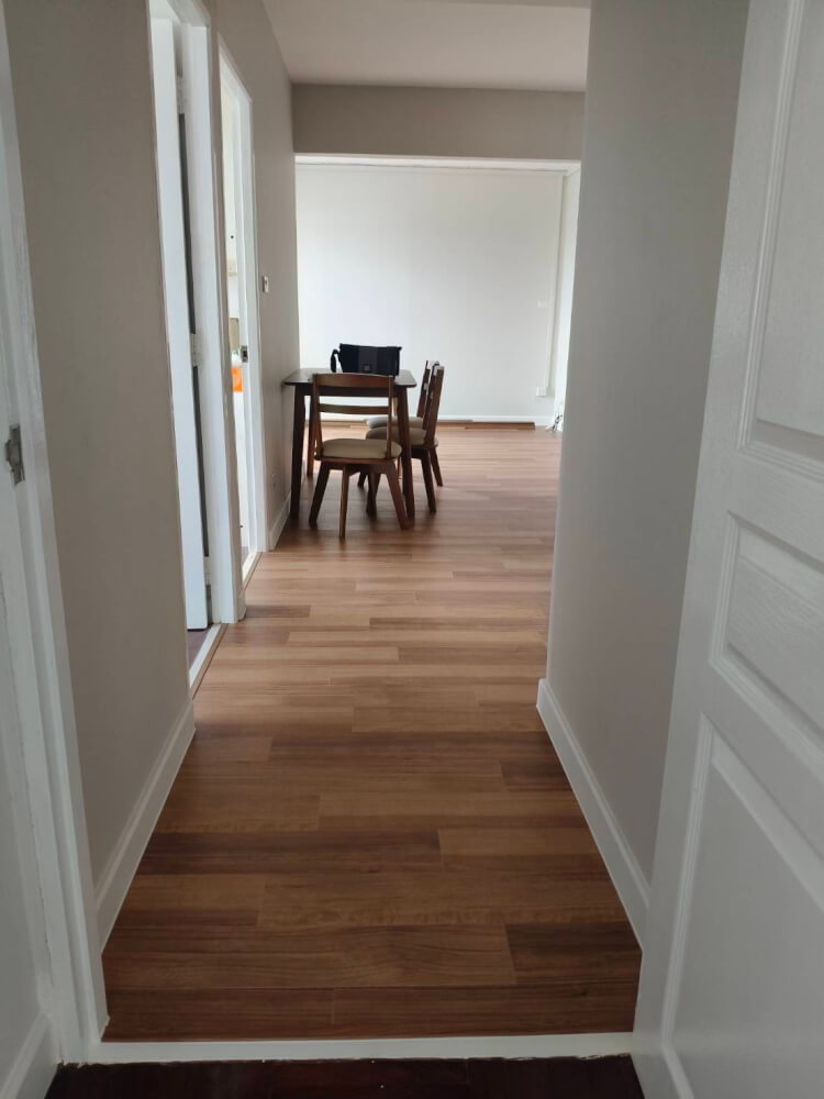 พื้นลายไม้ ECOQUEEN GEN2 O-23 ANTIQUE BROWN アンティークブラウン_6