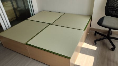 เสื่อทาทามิ HIKIME LEAFGREEN WITH HERI TYPE_2
