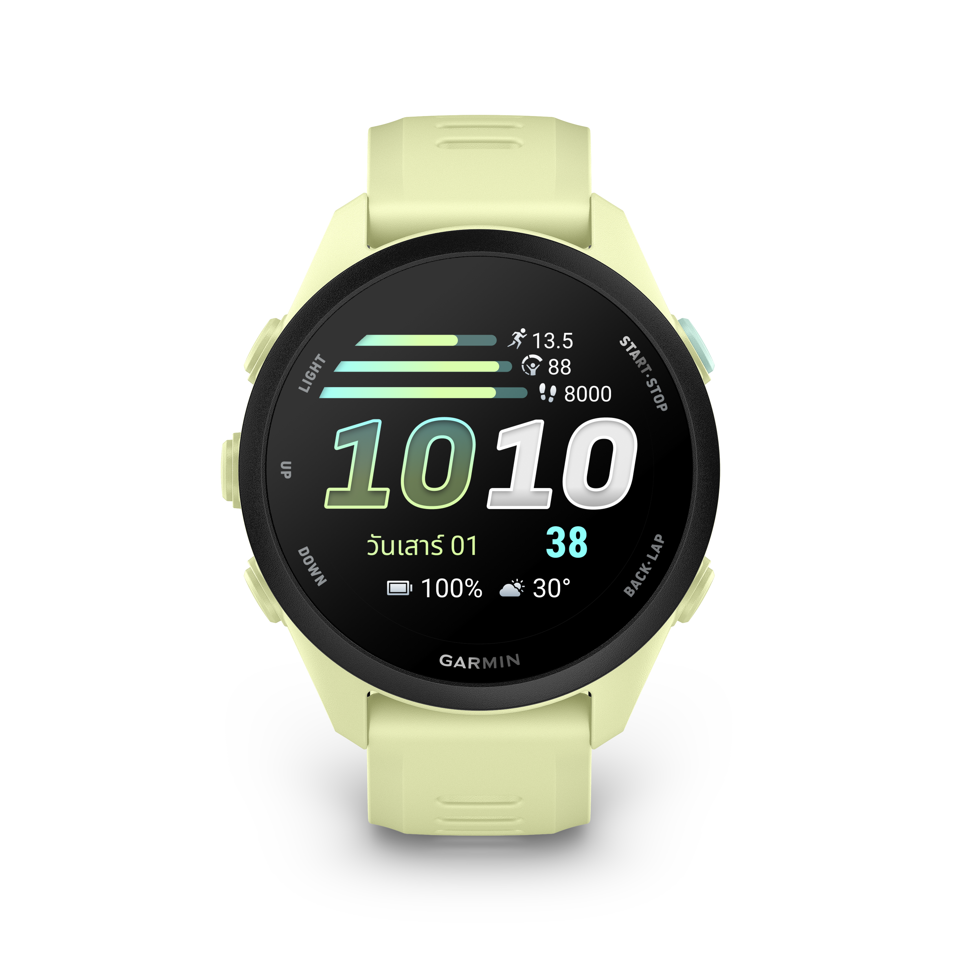นาฬิกาสมาร์ทวอทช์ GARMIN FORERUNNER 70 สี CITRON