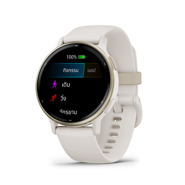 นาฬิกาสมาร์ทวอทช์ GARMIN VIVOACTIVE 5 สี IVORY CREAM GOLD