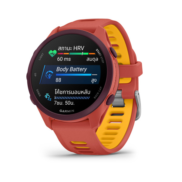 นาฬิกาสมาร์ทวอทช์ GARMIN FORERUNNER 170 MUSIC สี PINK / RED PINK MANGO_1