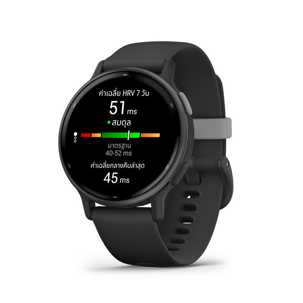 นาฬิกาสมาร์ทวอทช์ GARMIN VIVOACTIVE 5 สี BLACK SLATE_2