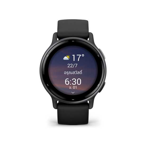 นาฬิกาสมาร์ทวอทช์ GARMIN VIVOACTIVE 5 สี BLACK SLATE_0
