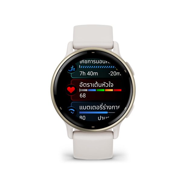 นาฬิกาสมาร์ทวอทช์ GARMIN VIVOACTIVE 5 สี IVORY CREAM GOLD_0