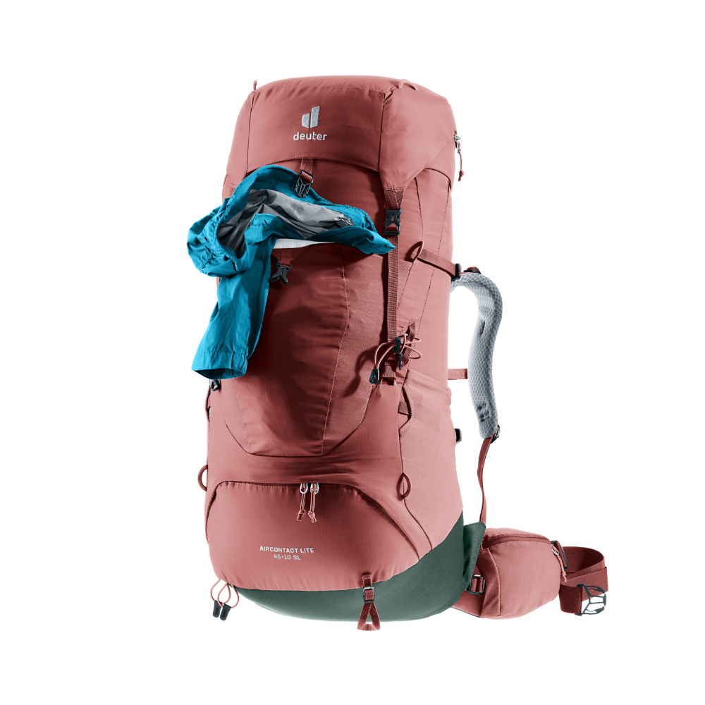 กระเป๋าเป้เดินป่า Deuter Aircontact Lite 45+10 SL Caspia-ivy_2