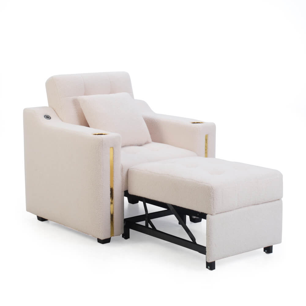 โซฟาขนแกะ PATARA รุ่น INNER สีครีม 1 ที่นั่ง_9