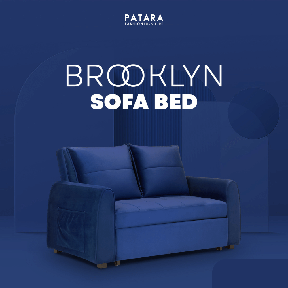 โซฟาเบด PATARA รุ่น BROOKLYN สีน้ำเงิน