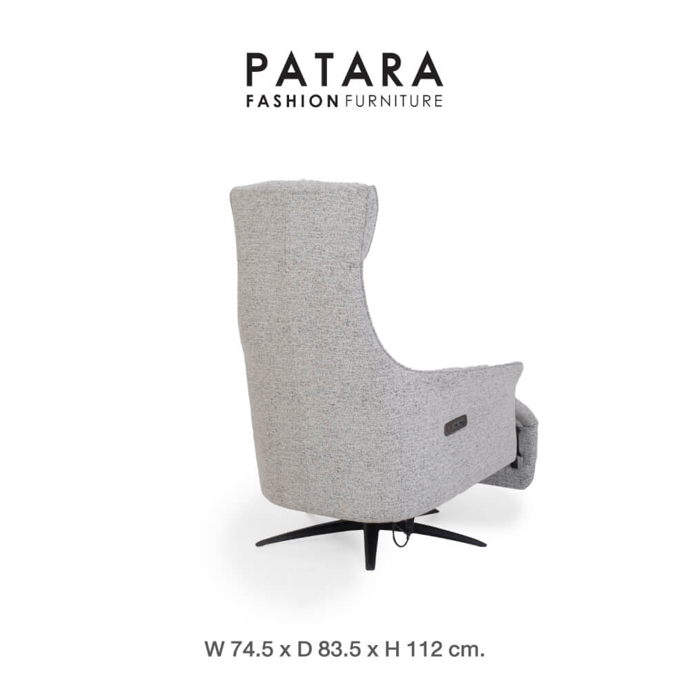 โซฟาปรับไฟฟ้า PATARA รุ่น UNIVERSE สีเทา 