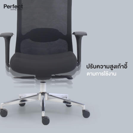 เก้าอี้ทำงานเพื่อสุขภาพ PERFECT รุ่น HIFU/MG สีเทา_3