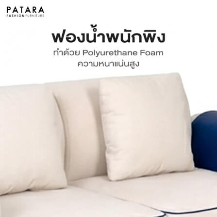 โซฟา 2 ที่นั่ง PATARA รุ่น MAJESTY สีน้ำตาล_5