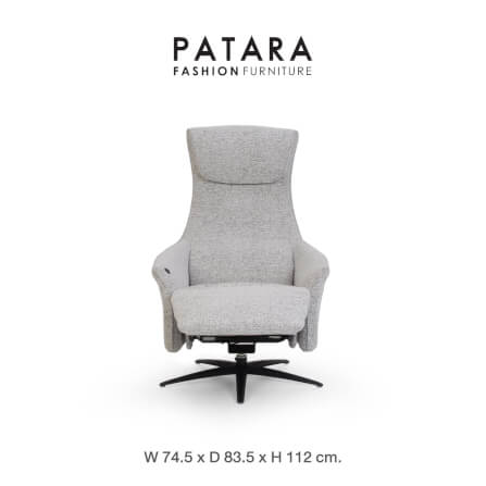 โซฟาปรับไฟฟ้า PATARA รุ่น UNIVERSE สีเทา _6