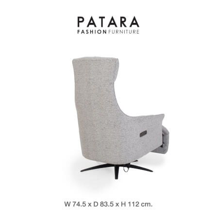 โซฟาปรับไฟฟ้า PATARA รุ่น UNIVERSE สีเทา _9