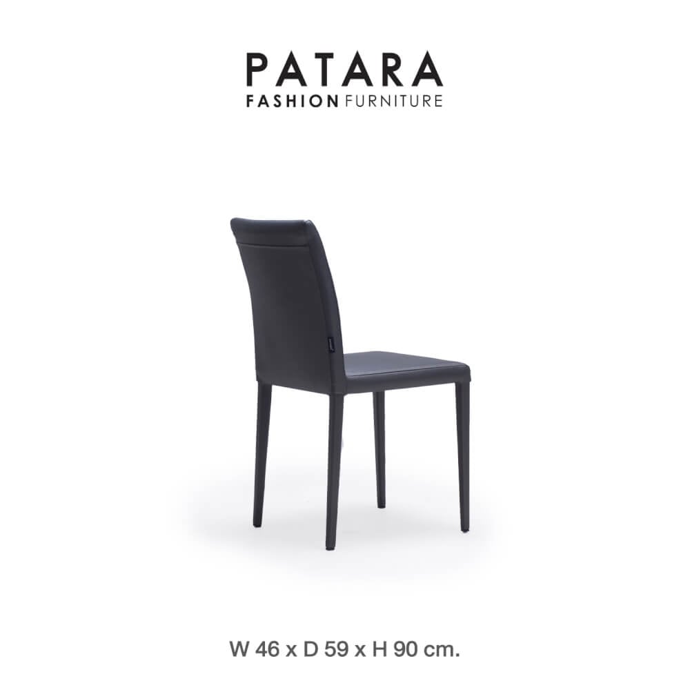 เก้าอี้ทานอาหาร PATARA รุ่น OCEAN สีดำ_2