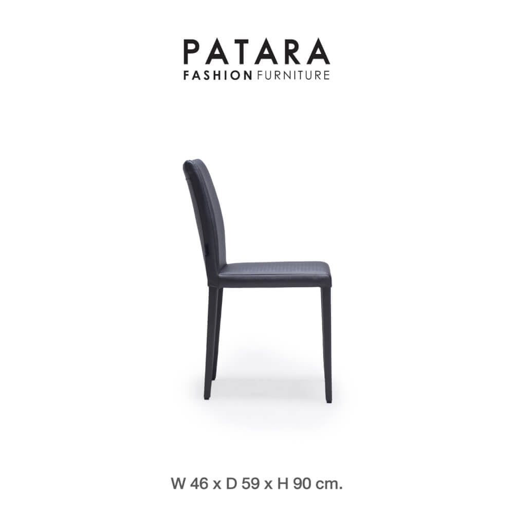 เก้าอี้ทานอาหาร PATARA รุ่น OCEAN สีดำ_3