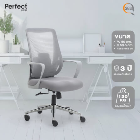เก้าอี้ทำงานเพื่อสุขภาพ Perfect รุ่น JOCHO-GS สีเทา_6