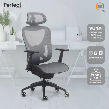 เก้าอี้เกมมิ่ง Perfect รุ่น GRAMMY SERIES สีดำ_7