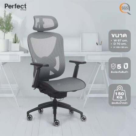 เก้าอี้เกมมิ่ง Perfect รุ่น GRAMMY SERIES สีดำ_8