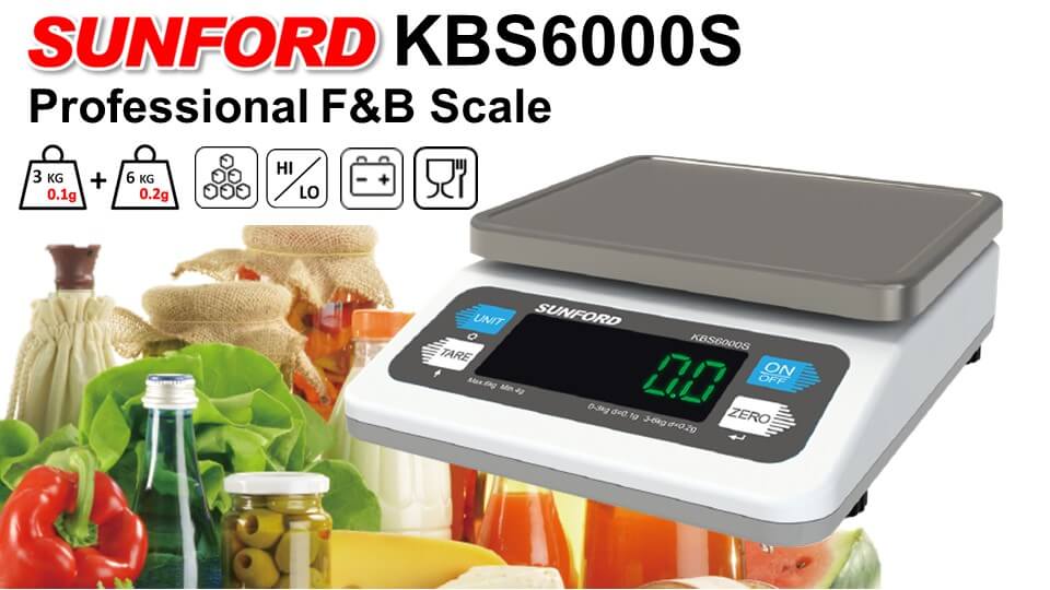 เครื่องชั่งน้ำหนัก SUNFORD KBS6000S