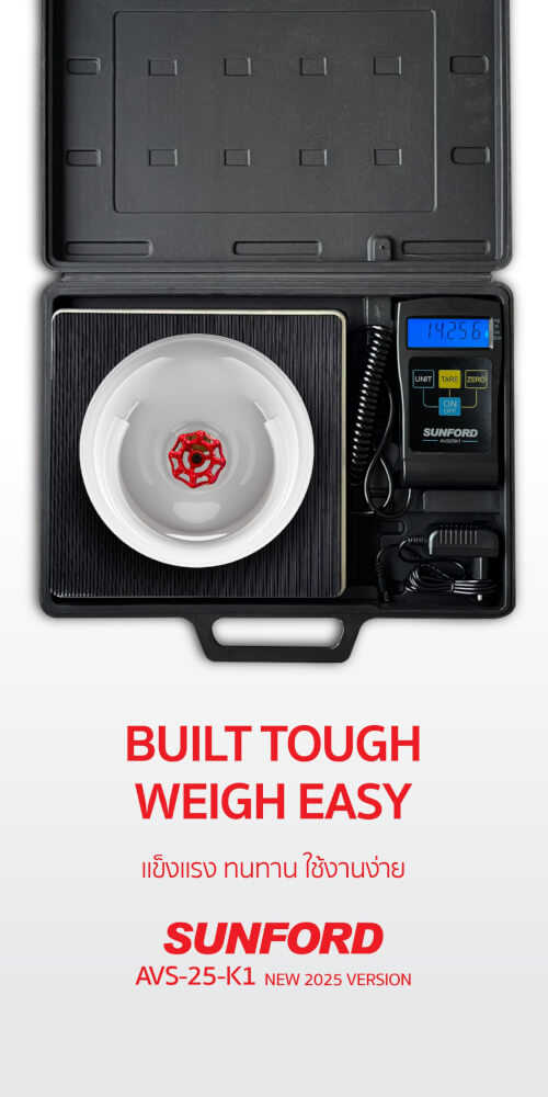 เครื่องชั่งน้ำหนัก SUNFORD AVS-25-K1