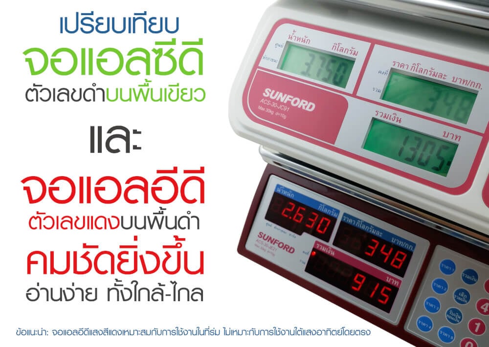 เครื่องชั่งน้ำหนักคำนวณราคา SUNFORD ACS-30-JE21_12