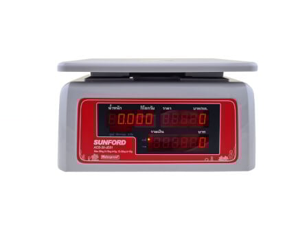 เครื่องชั่งน้ำหนักคำนวณราคา กันน้ำ SUNFORD ACS-30-JE81_3
