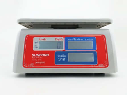 เครื่องชั่งน้ำหนักคำนวณราคา กันน้ำ SUNFORD ACS-30-JC81_4