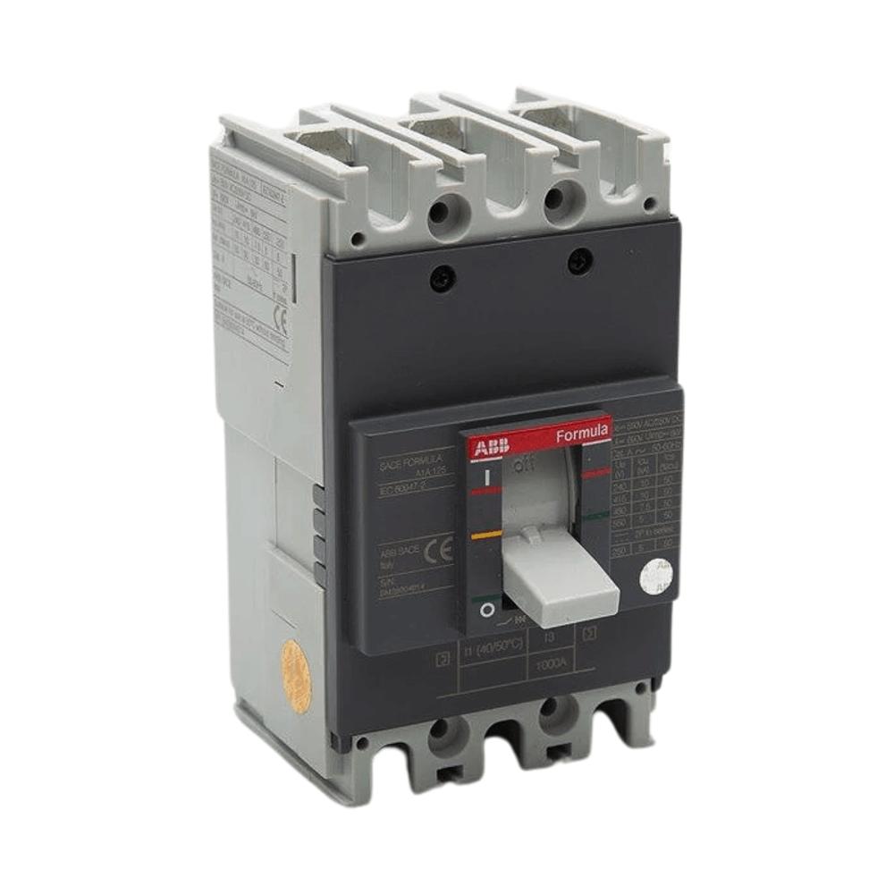 โมลเคสเซอร์กิตเบรกเกอร์ 50 แอมป์ 3 โพล (18KA) ABB MCCB A1B 125 TMF