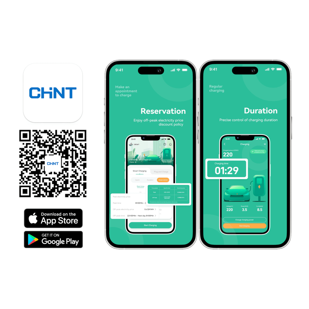เครื่องชาร์จรถยนต์ไฟฟ้า 7KW 1 เฟส 32 แอมป์ (ไม่รวมติดตั้ง) CHINT EV CHARGER_3