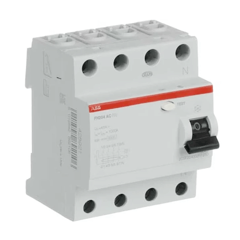 เบรคเกอร์กันไฟดูด 25 แอมป์ 4 โพล ABB RCCB FH204 AC-25/0.03 (Type AC)