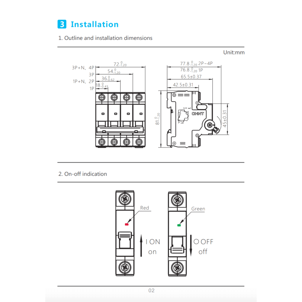 ชุดตู้คอนซุมเมอร์ยูนิต 6 ช่อง พร้อม เมนกันดูด 50A และลูกย่อย CHINT SET NEX5C-6S