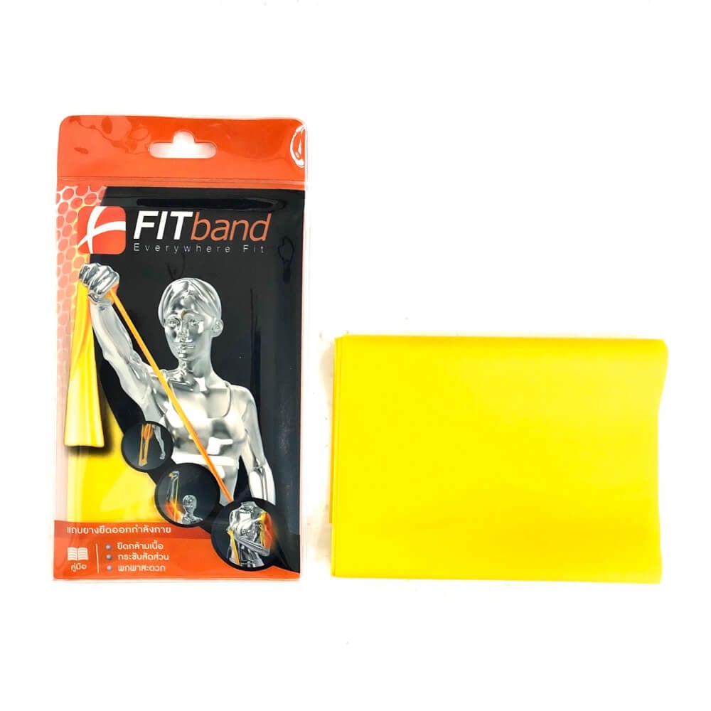 แถบยางยืดออกกำลังกาย FITBAND ระดับ 1 แรงต้าน 1.5-3.0 กิโลกรัม_0